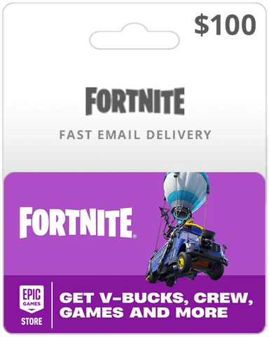 $100 Fortnite V-Bucks Card - Email Delivery