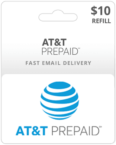 $10 AT&T Prepaid Gift Card
