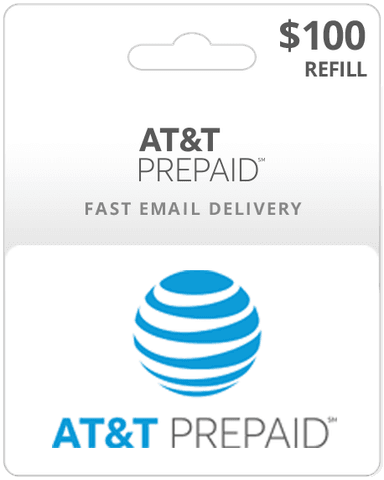 $100 AT&T Prepaid Gift Card