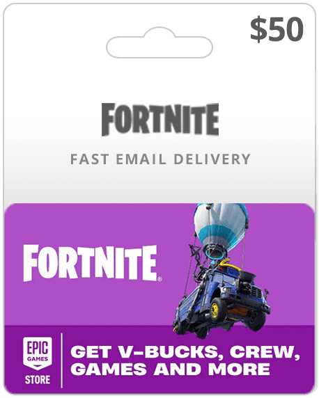 $50 Fortnite V-Bucks Card - Email Delivery