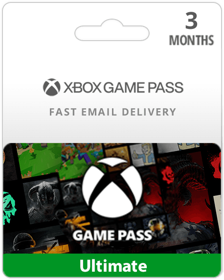 3 Month Xbox Game Pass Ultimate w/ Xbox Live (Email Delivery)