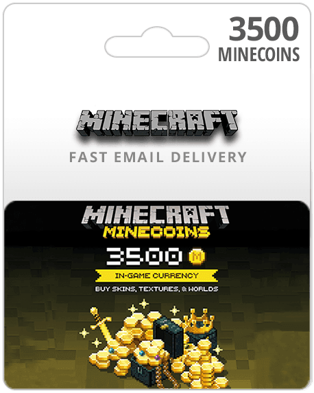 3500 Minecraft Minecoin Card (Email Delivery)