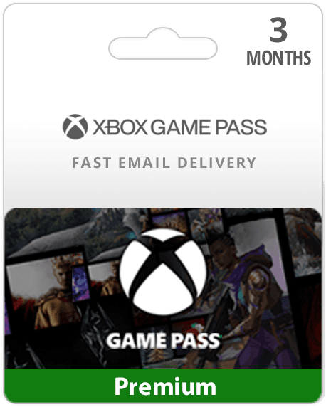 3 Month Xbox Game Pass Premium Membership Card (Email Delivery)